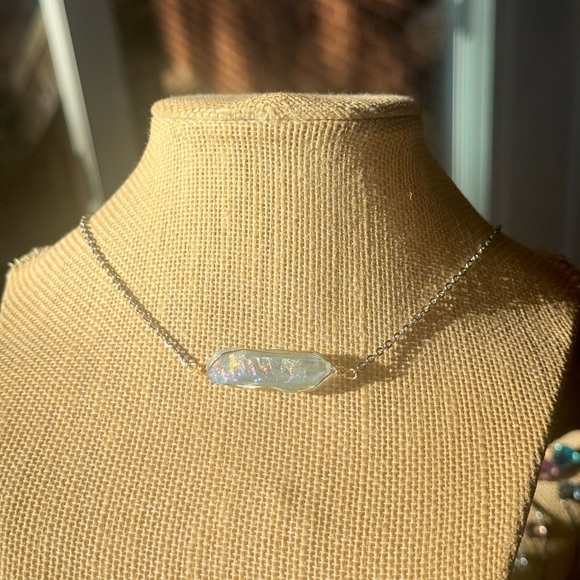 Jewelry - Blue aura pendant made in necklace